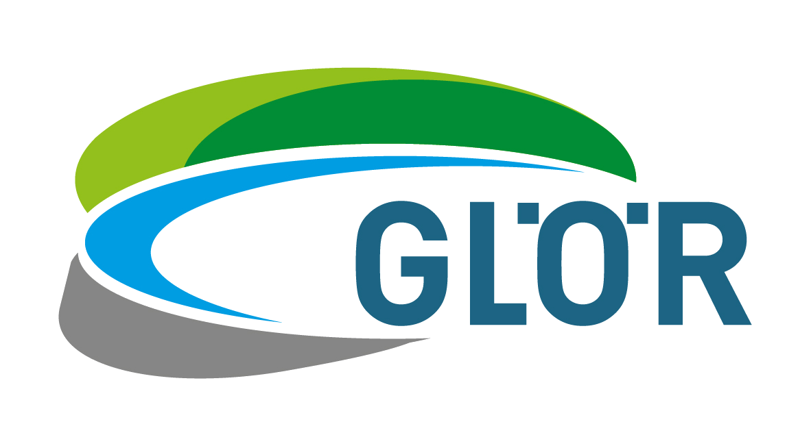 Logo der Glör, Grafik mit Schriftzug Glör